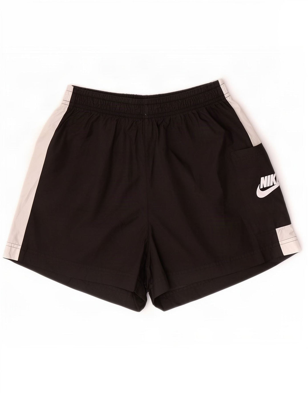 Pantaloncini sportivi Nike da donna UK 14 Medium Black Poliestere Colourblock
