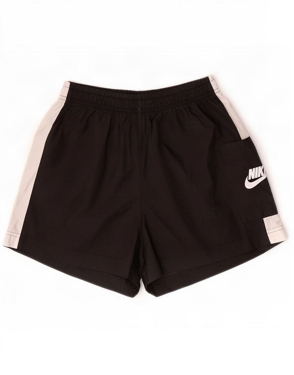 Pantaloncini sportivi Nike da donna UK 14 Medium Black Poliestere Colourblock