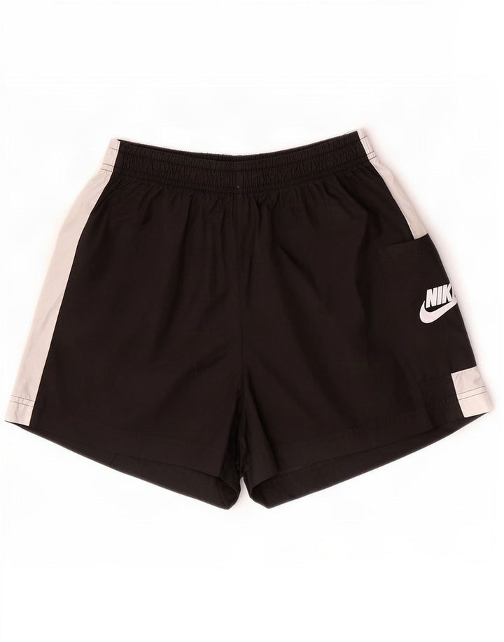 Pantaloncini sportivi Nike da donna UK 14 Medium Black Poliestere Colourblock