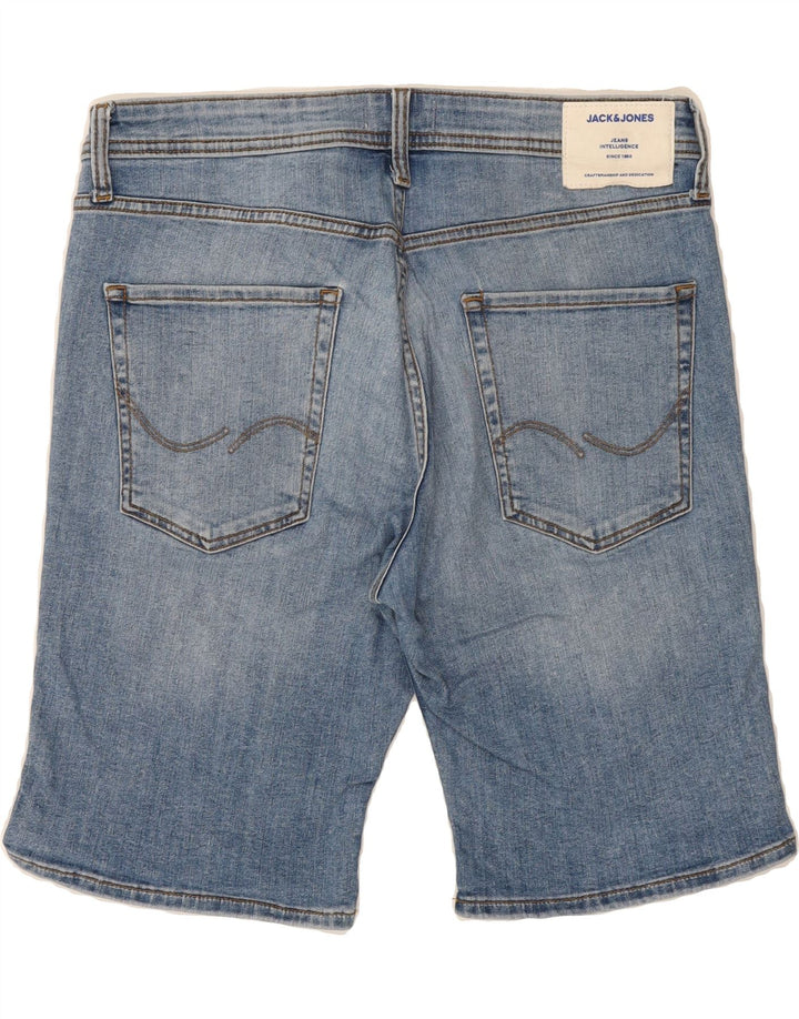 JACK & JONES Mens Denim Shorts Large W34 Blue Cotton Vintage Jack & Jones and Second-Hand Jack & Jones from Messina Hembry 