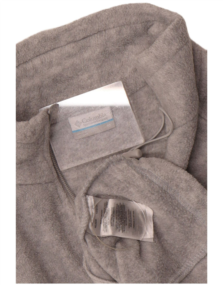 Giacca in pile da donna Columbia UK 14 Poliestere grigio medio