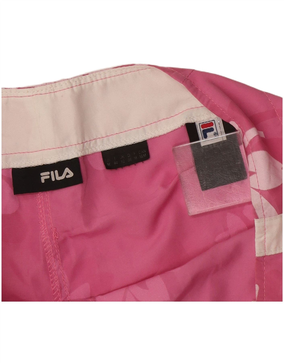 Pantaloncini da bagno da donna Fila UK 12 Poliammide floreale rosa medio