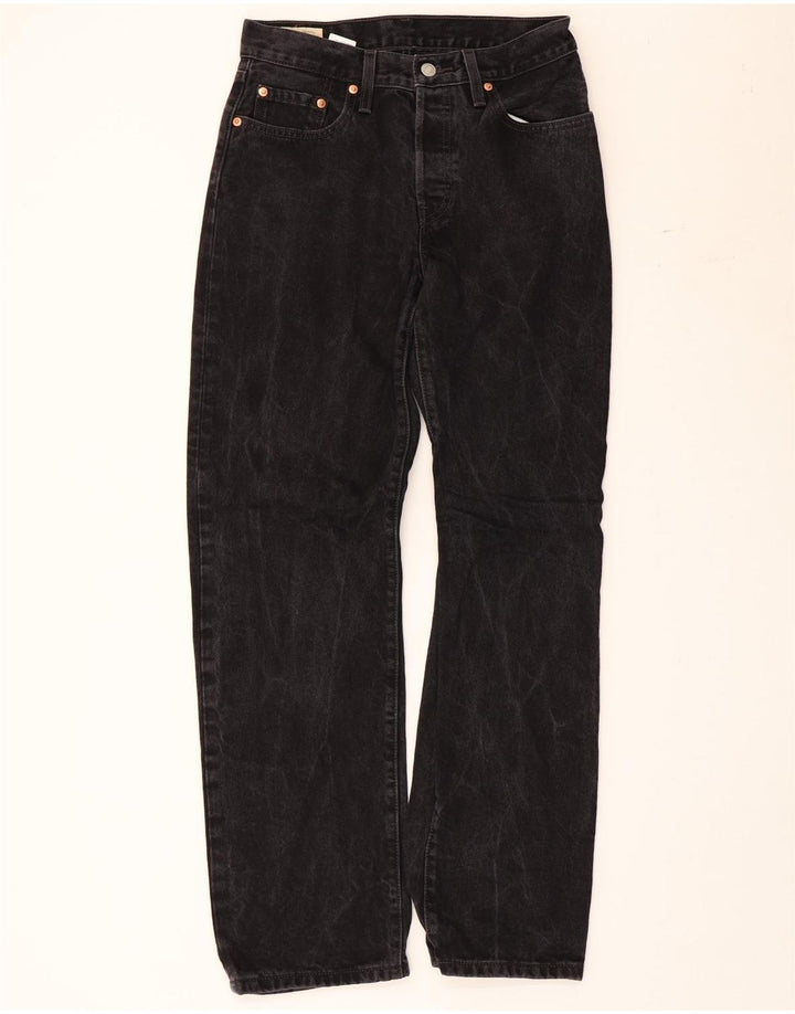 Jeans dritti 501 da donna Levi's W26 L32 cotone nero