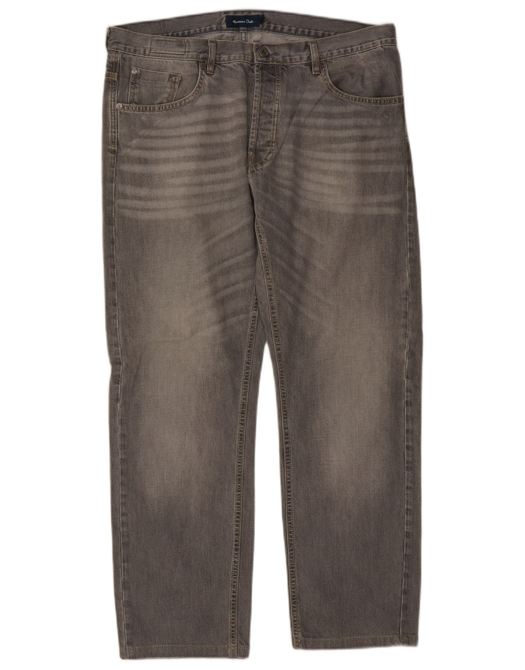 Jeans slim da uomo Massimo Dutti EU 46 XL W36 L28 Grigio