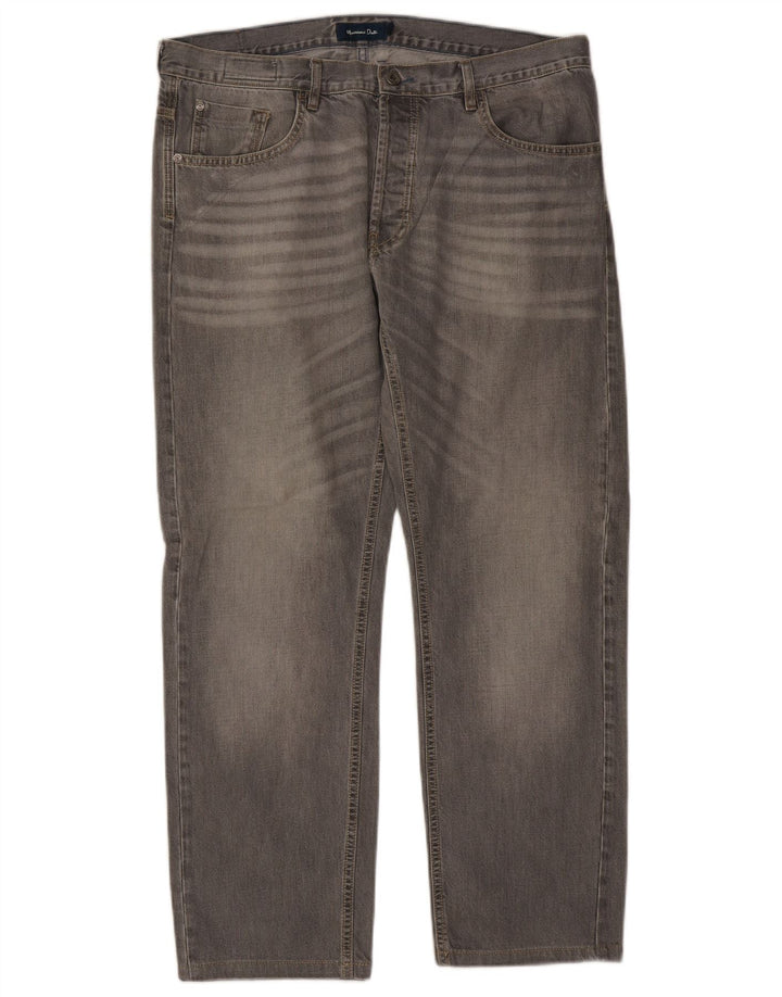 Jeans slim da uomo Massimo Dutti EU 46 XL W36 L28 Grigio