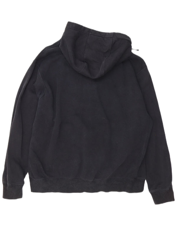 Felpa con cappuccio e zip Nike da uomo XL in cotone nero
