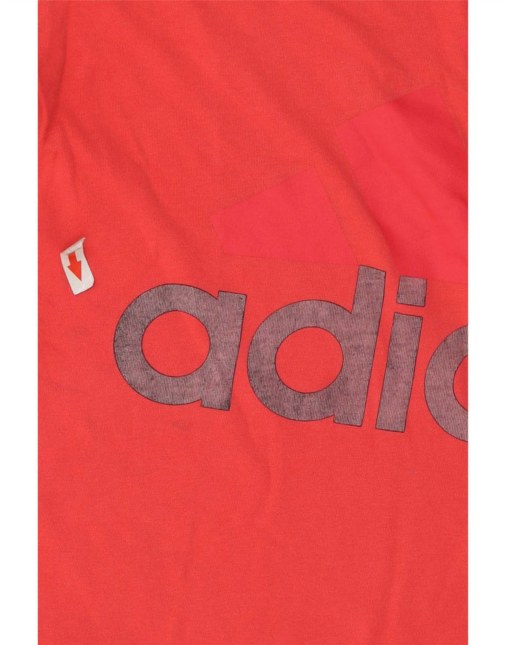 T-shirt grafica da donna Adidas Top UK 14 media rossa