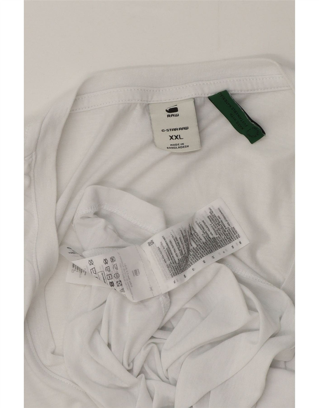 T-shirt da uomo G-Star Top 2XL cotone bianco