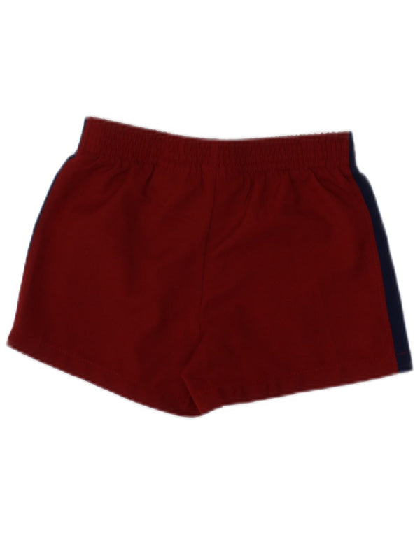 Pantaloncini sportivi Nike FCB da bambino, 6-9 mesi, in poliestere color block rosso
