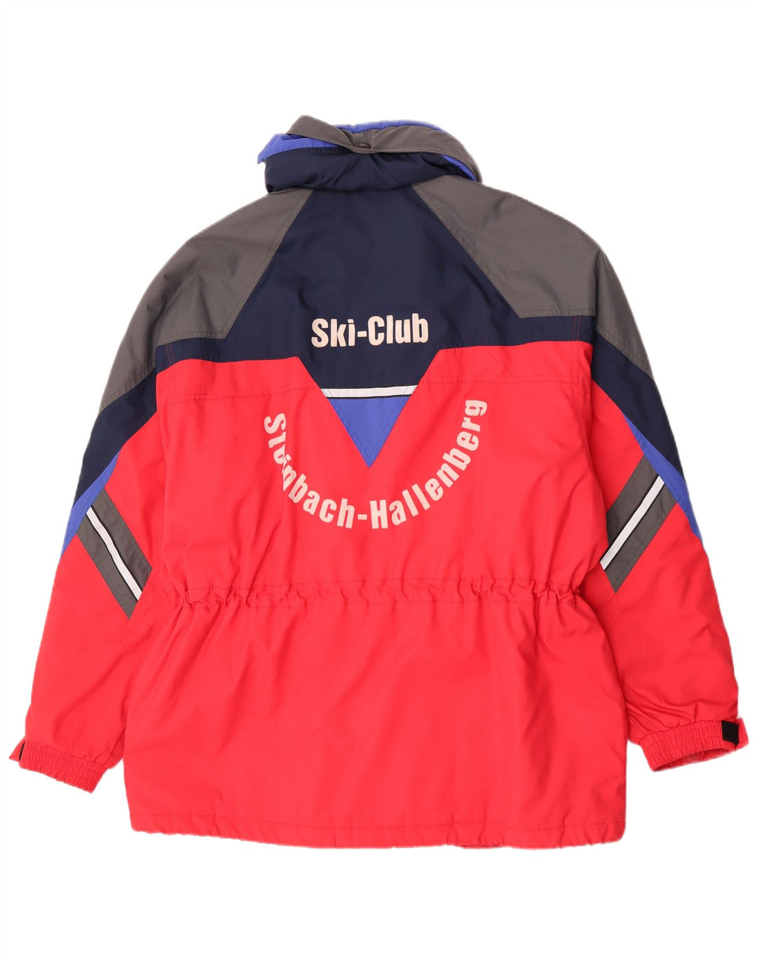 Giacca da sci grafica da uomo Diadora UK 42 XL Poliestere color block rosso