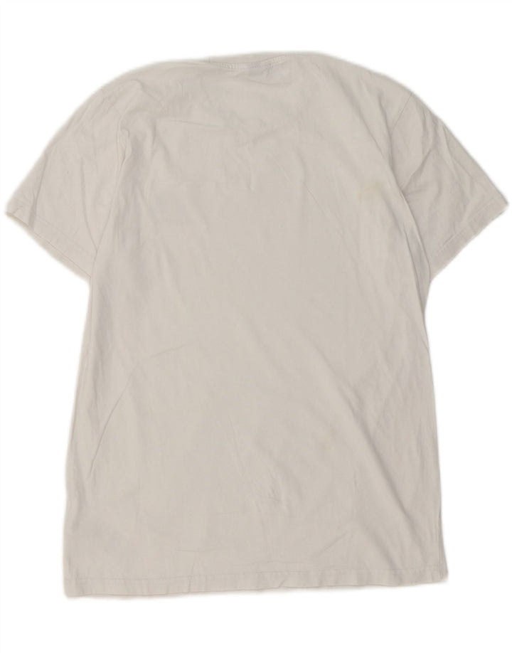 T-shirt da uomo Ellesse Top Small in cotone bianco
