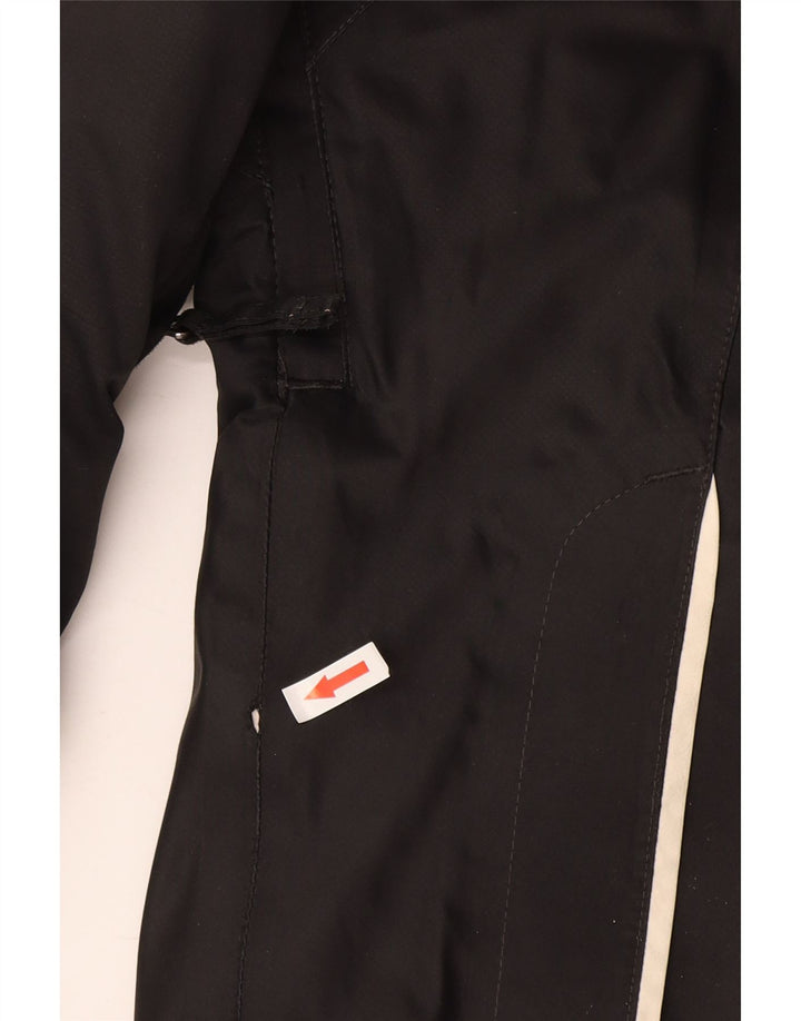Giacca a vento con cappuccio da donna Columbia UK 16 grande poliestere nero