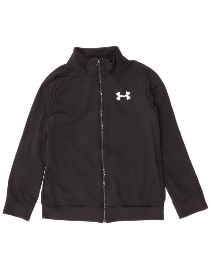 Giacca da tuta da ragazzo Under Armour 9-10 anni, poliestere nero medio
