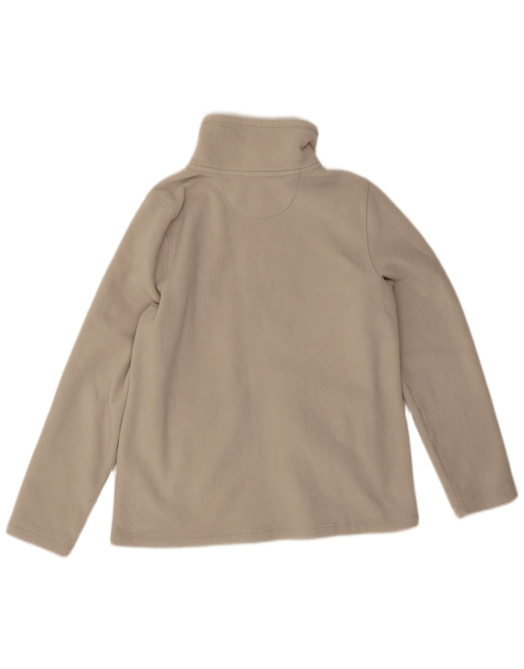 Giacca in pile grafica da donna Dkny UK 14 Poliestere beige medio