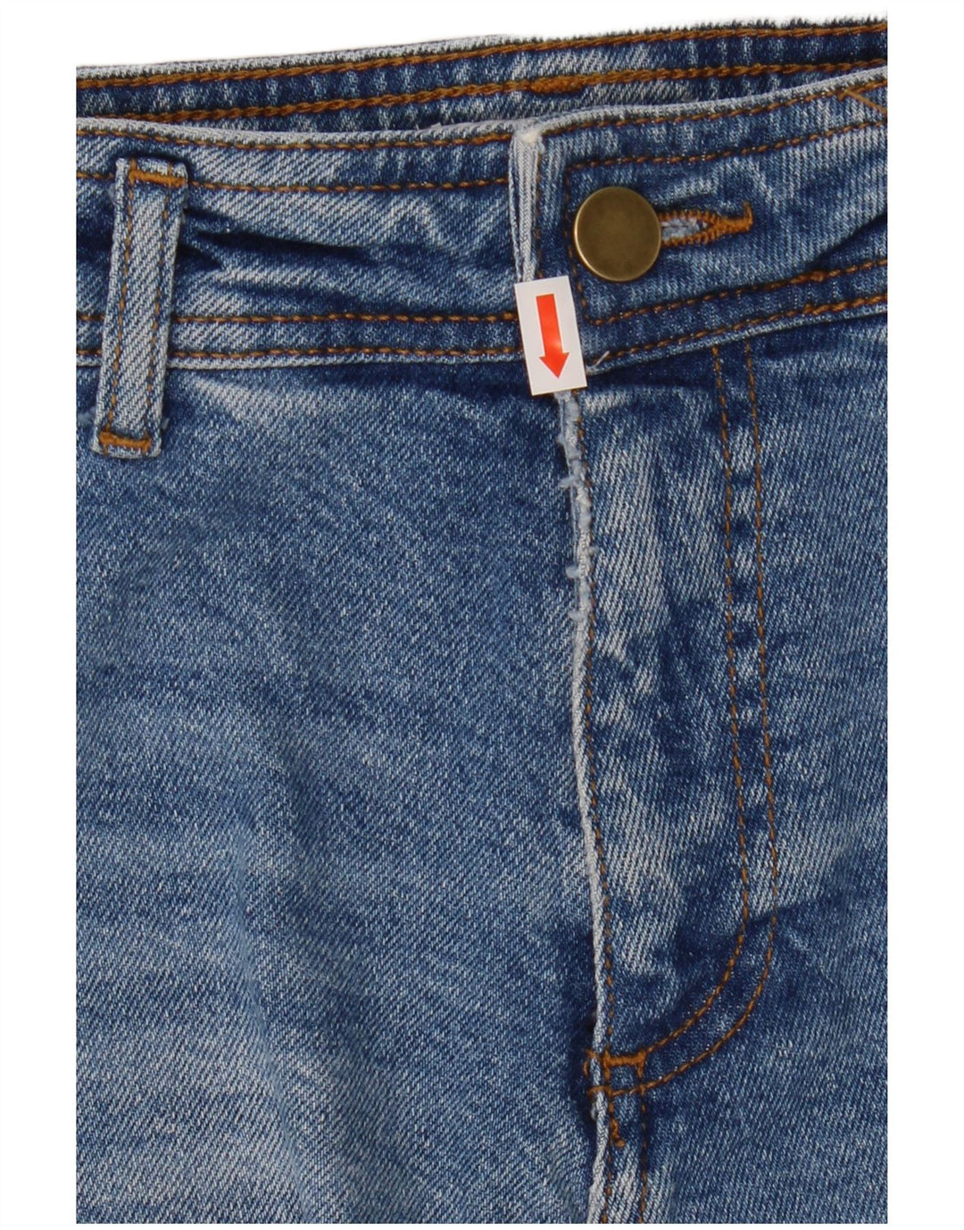 Jeans ZARA a gamba larga per bambina 9-10 anni W24 L22 Blu