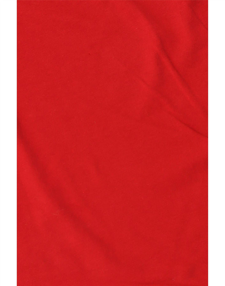 T-shirt grafica da donna Vans Top UK 14 grande rossa in cotone