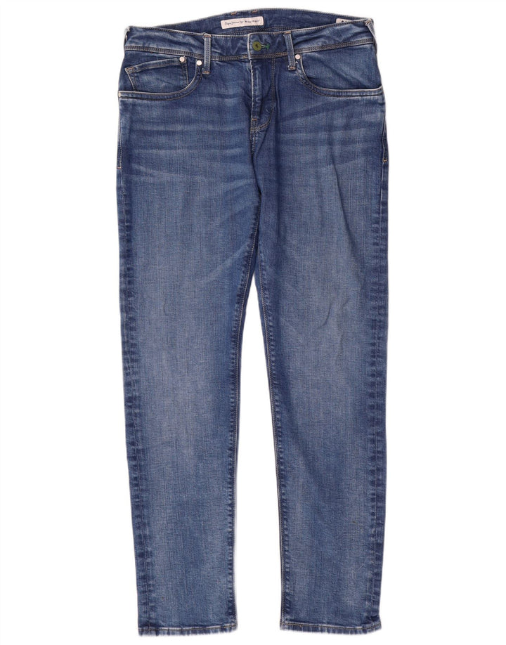 PEPE Jeans Jeans slim da uomo a vita bassa W32 L32 Blu