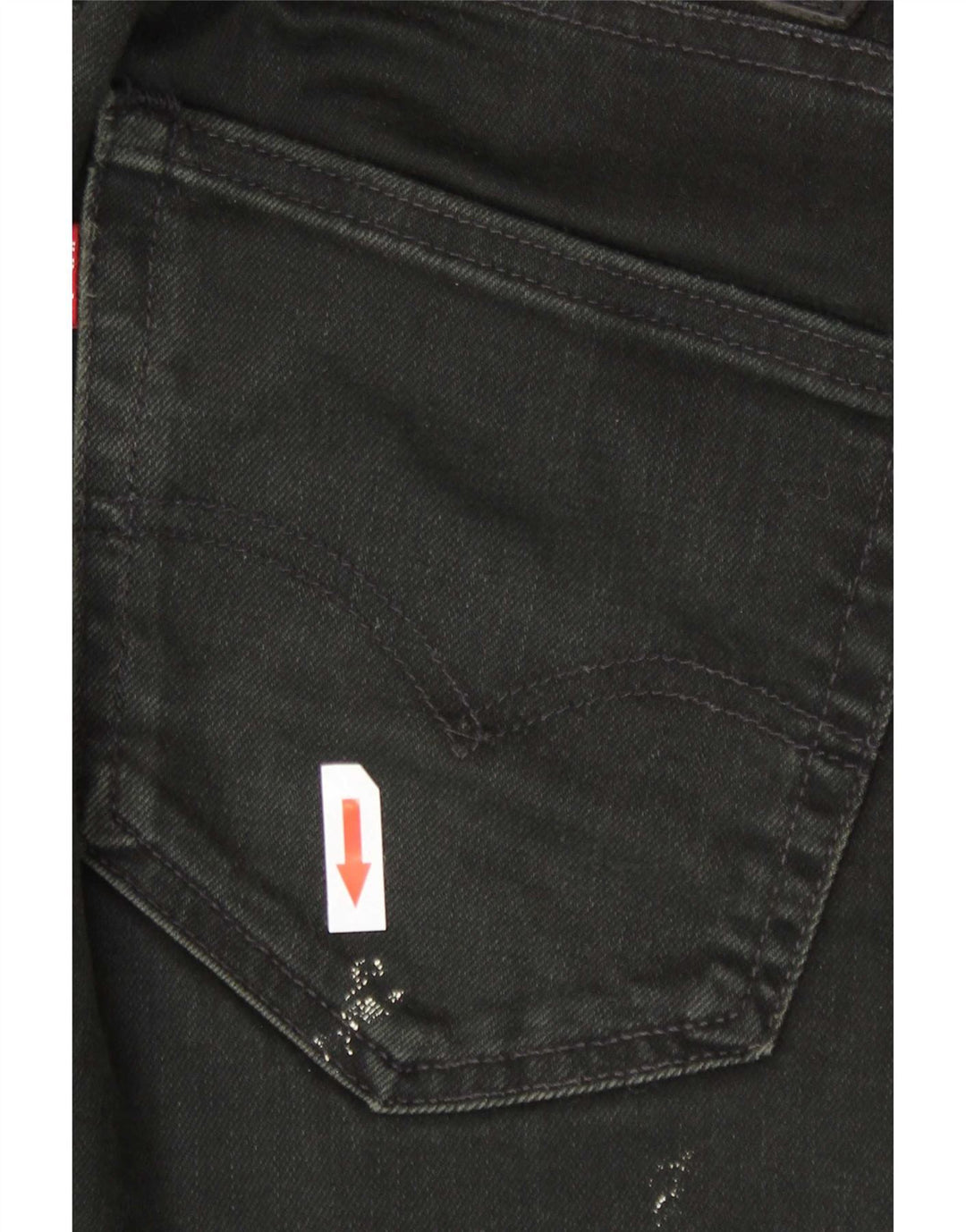 Jeans slim da uomo Levi's W34 L34 cotone nero