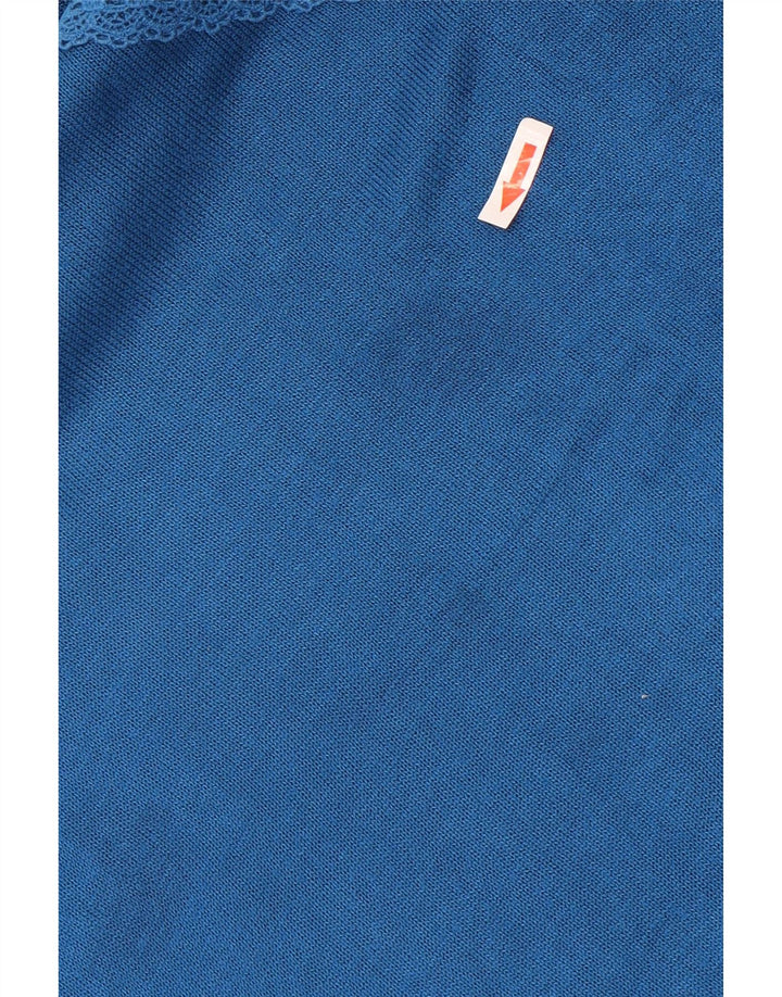 Maglione maglione oversize con scollo a barca da donna Marks & Spencer UK 14 Blu medio