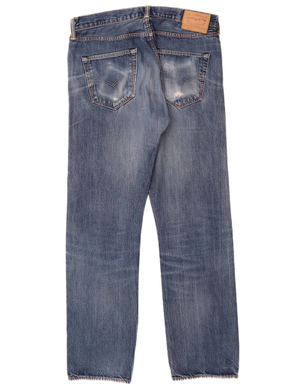 Levi's Uomo 501 Jeans dritti W33 L32 Blu