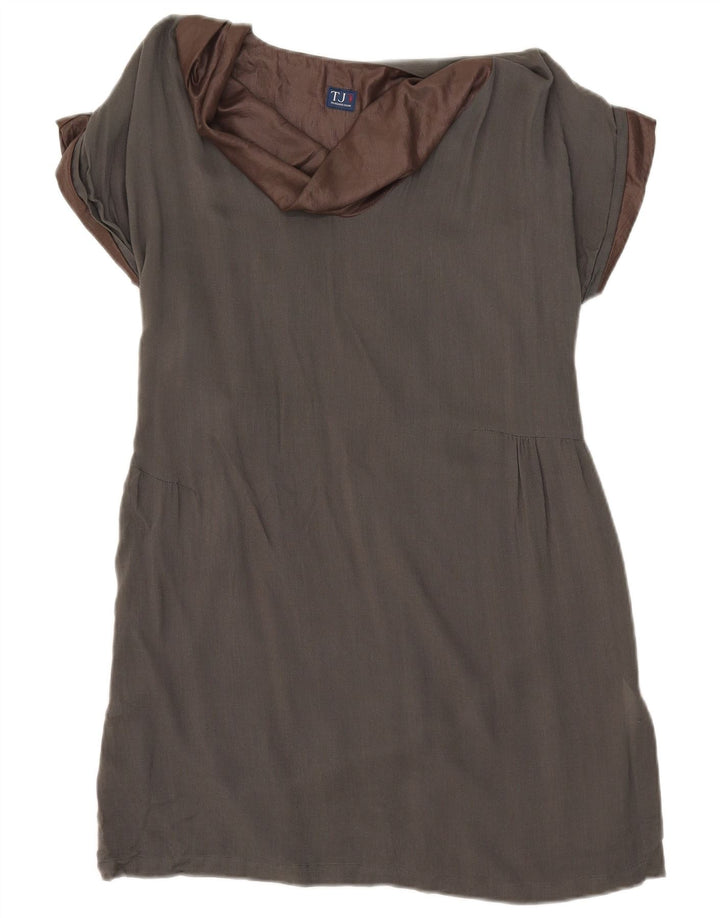 Abito Tubino Donna Trussardi IT 44 Viscosa Grigio Medio