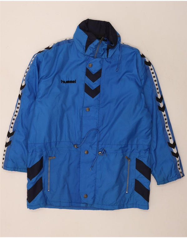 Giacca a vento grafica da uomo con vestibilità ampia Hummel UK 38 Blu medio