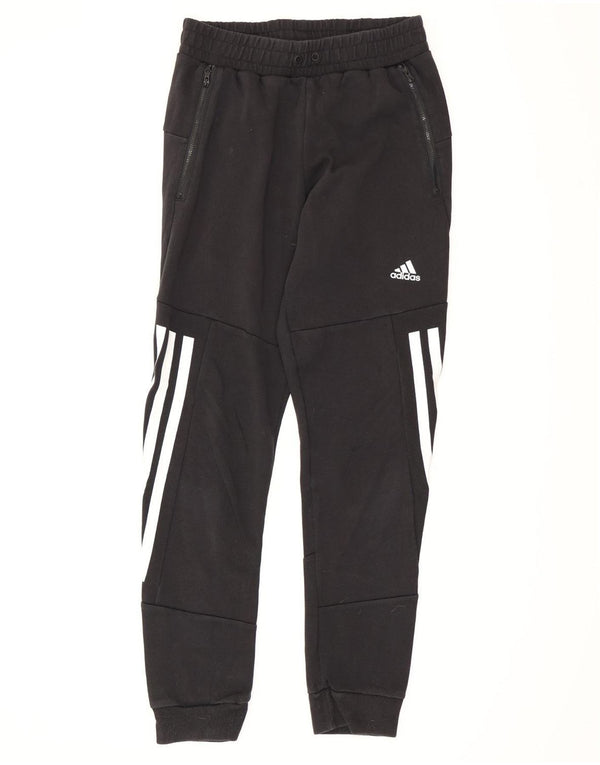 Pantaloni da tuta da uomo Adidas Joggers piccoli in cotone nero