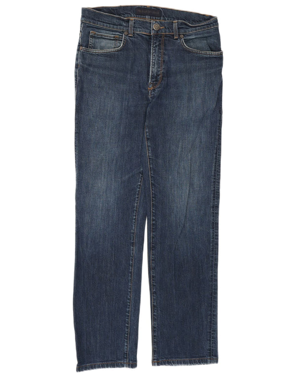 Jeans Dritti Donna Trussardi W32 L29 Cotone Blu