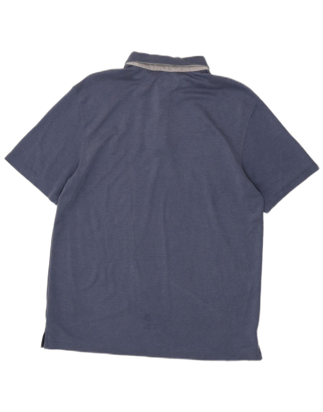 Polo Columbia da uomo grande in modal blu