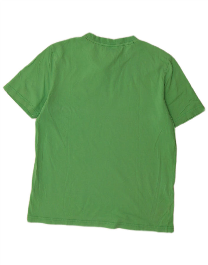 T-shirt da uomo Puma Top Small in cotone verde