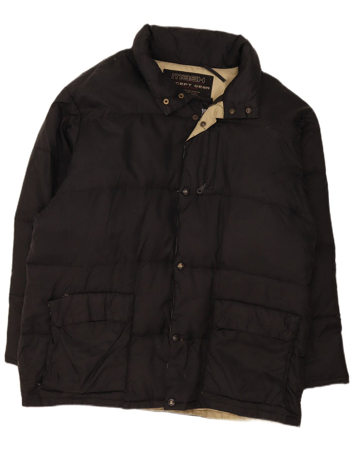 Giacca imbottita con cappuccio da uomo Mash UK 42 XL Nera