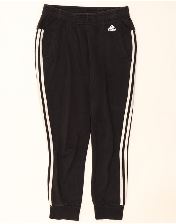 Pantaloni da tuta da donna ADIDAS Joggers UK 8/10 piccoli cotone nero