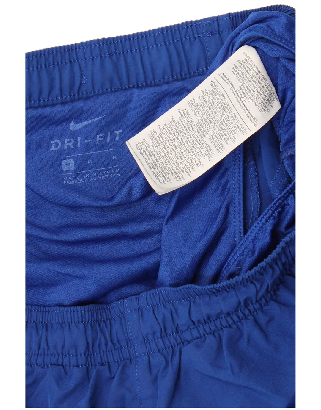 NIKE Pantaloncini sportivi grafici Dri Fit da uomo in poliestere blu medio