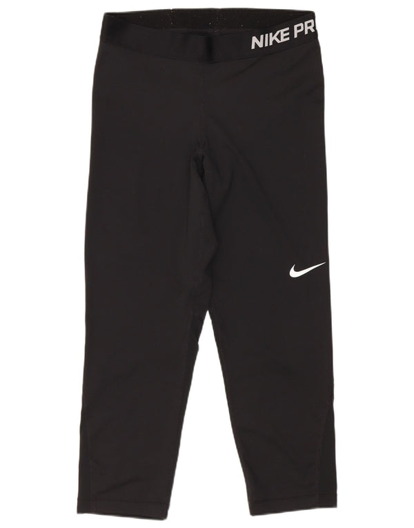 Leggings Nike Graphic Capri da donna medi W26 L21 neri