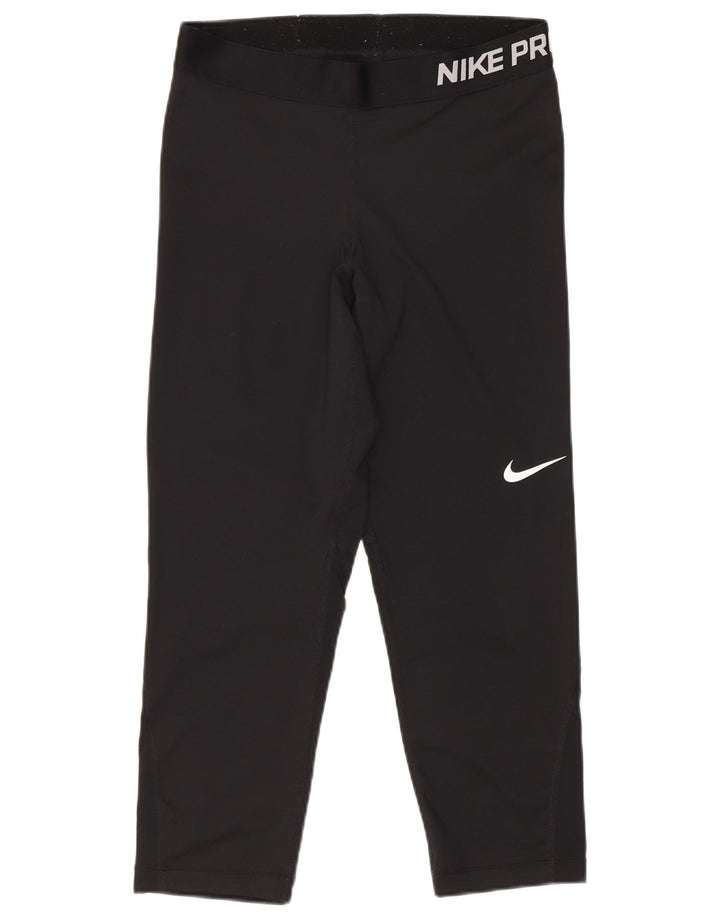 Leggings Nike Graphic Capri da donna medi W26 L21 neri