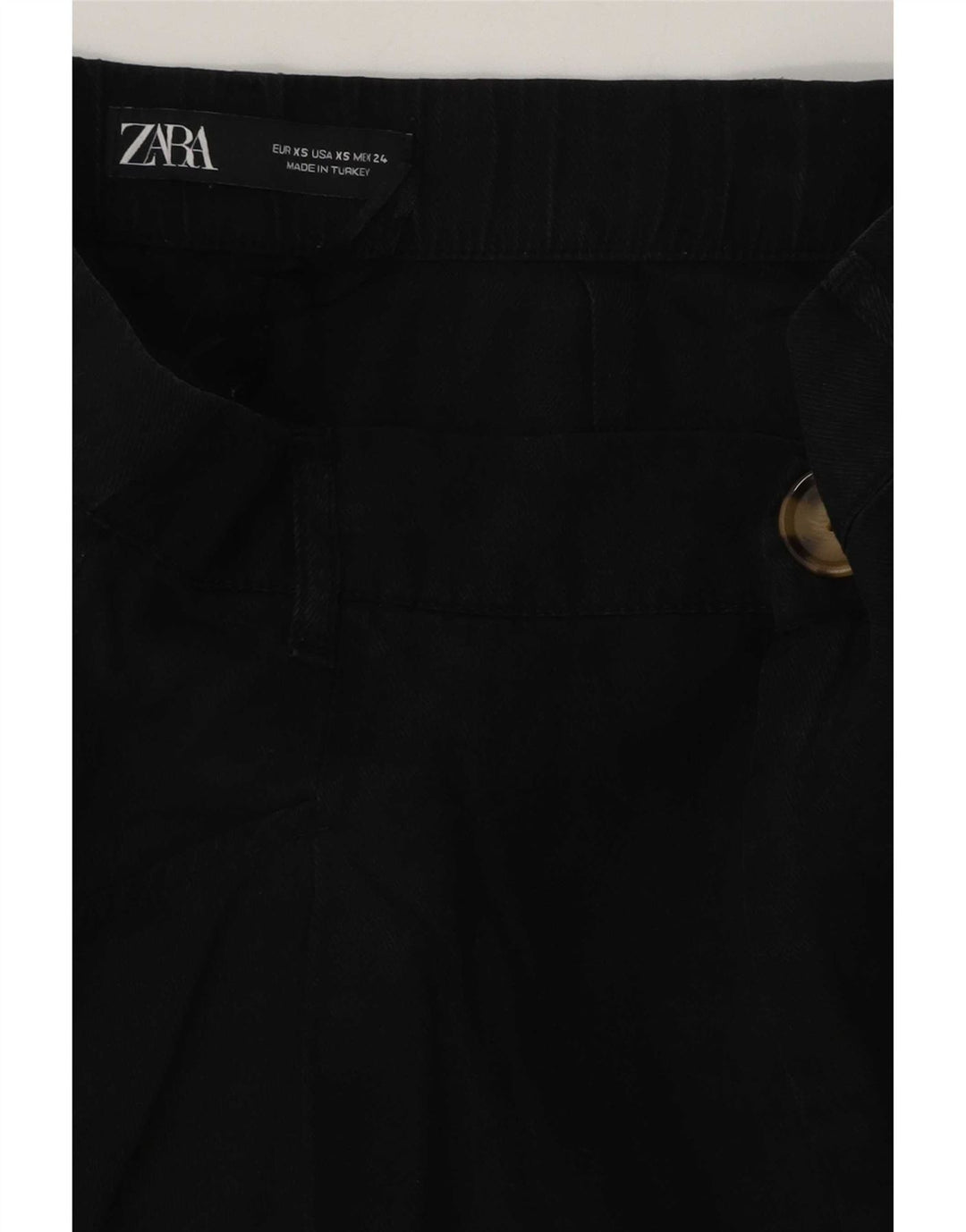 Pantaloni caldi a vita alta da donna Zara XS W24 neri