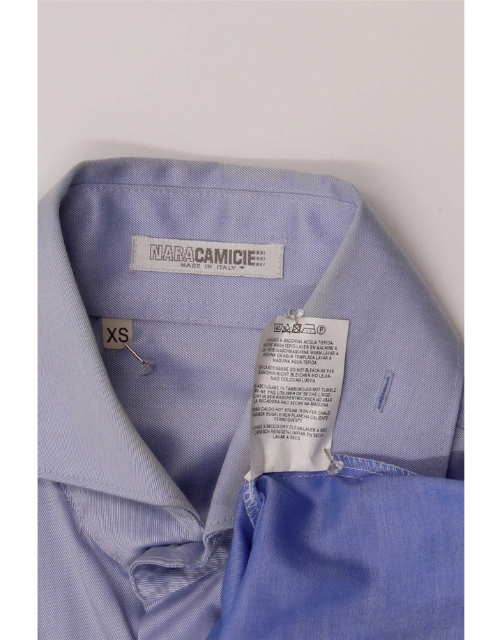 Camicia Uomo Naracamicie XS Blu Cotone Classica