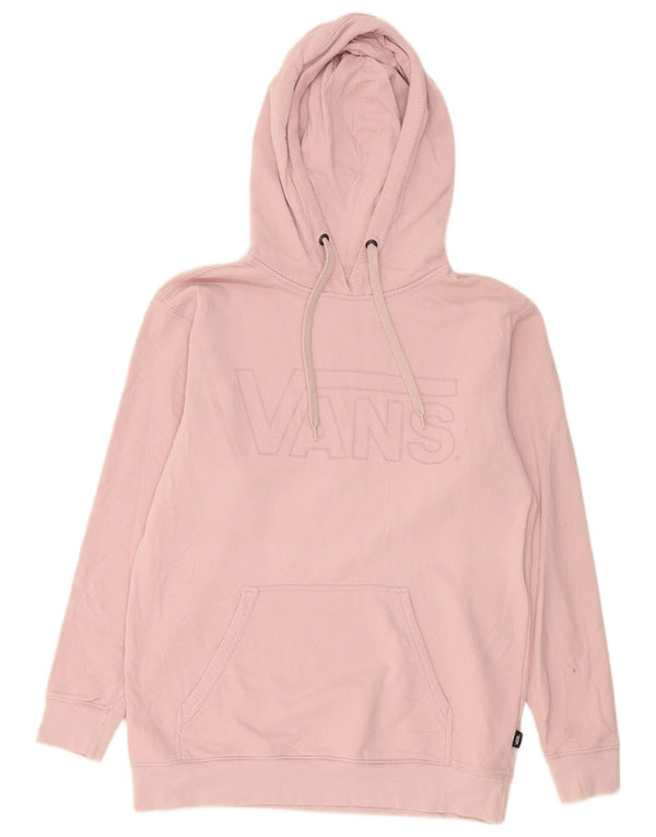 Felpa con cappuccio grafica da uomo Vans Small rosa