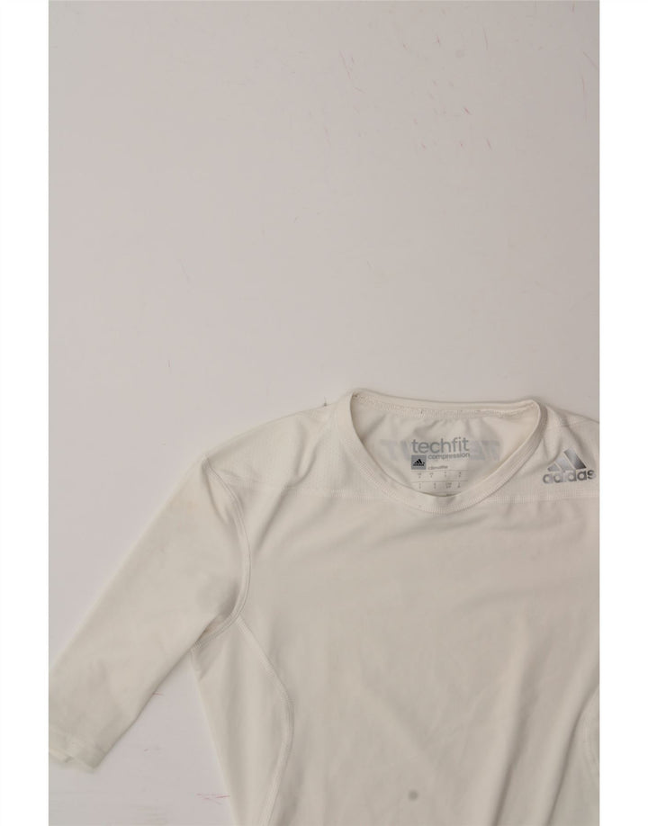 ADIDAS Womens Climalite T-Shirt Top UK 10 Small White Vintage Adidas and Second-Hand Adidas from Messina Hembry 