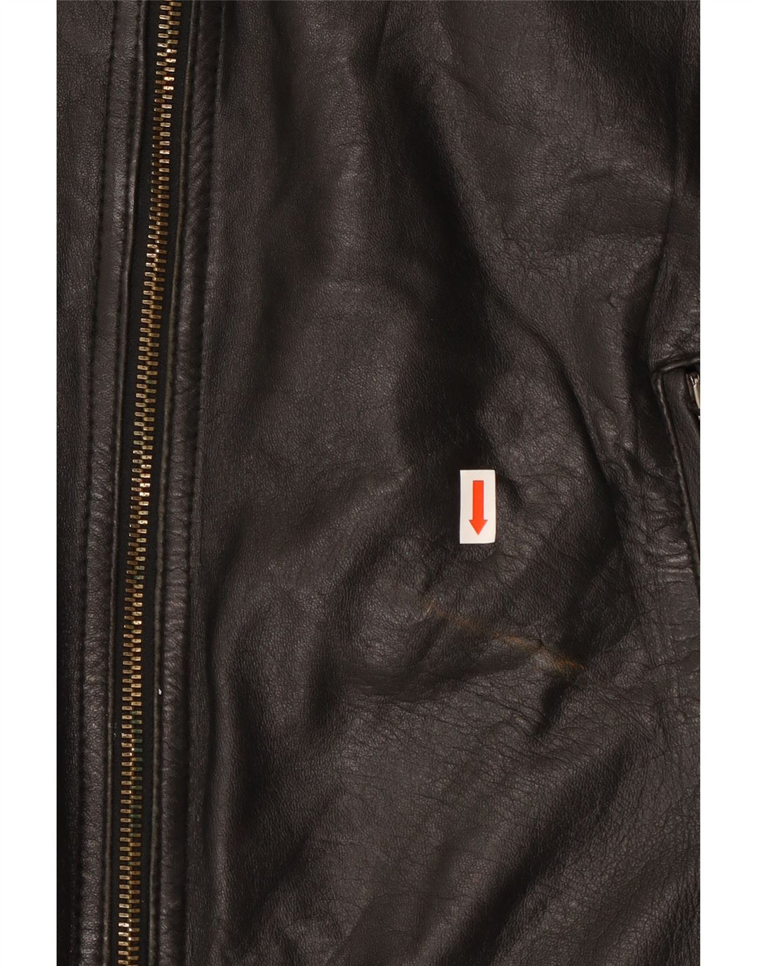 Giacca da pilota in pelle vintage da uomo IT 54 XL in pelle nera