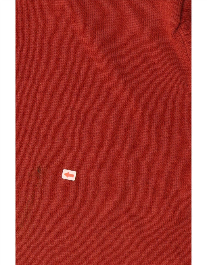Maglione girocollo da uomo Marks & Spencer vestibilità regolare grande cotone rosso