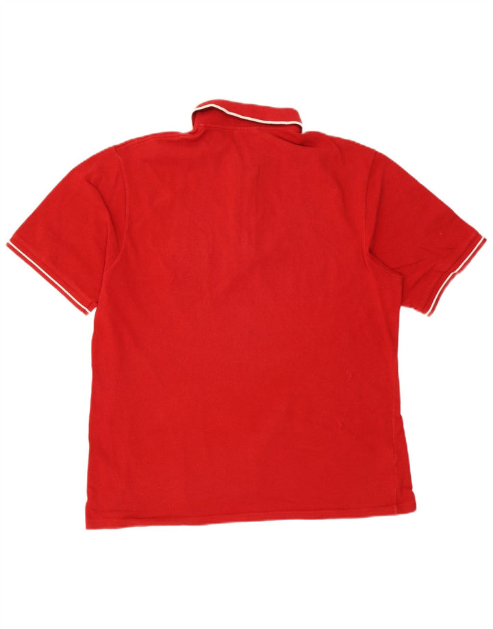 Polo da uomo LACOSTE taglia 5 grande in cotone rosso