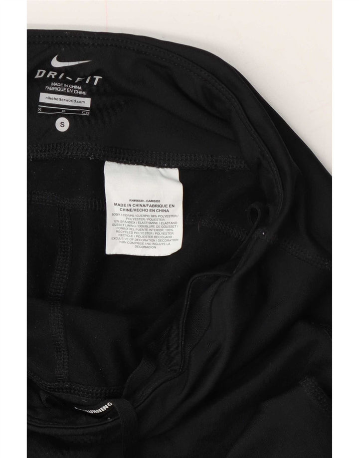 Leggings Nike Dri Fit da donna UK 8 Small Nero Poliestere