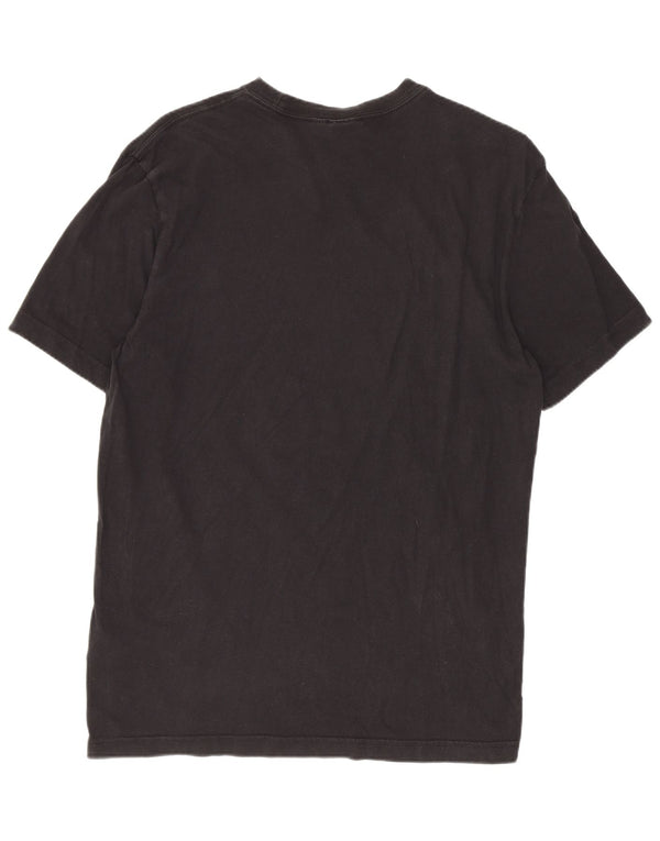 T-shirt grafica da uomo Adidas Top in cotone nero medio