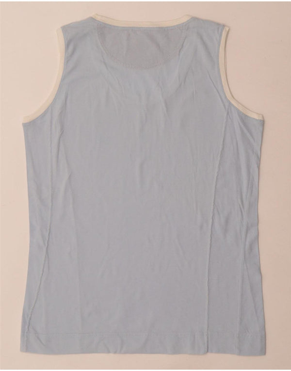 Canotta Champion da donna Easy Fit UK 14 Large Blue Colourblock