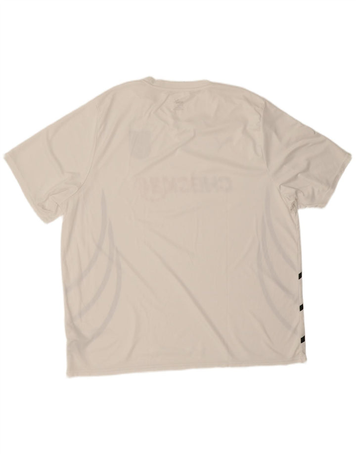 T-shirt grafica da uomo Puma Deutshland Top 3XL poliestere bianco