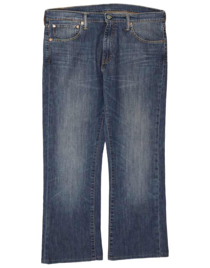 Levi's Uomo 527 Jeans Bootcut W36 L28 Cotone Blu