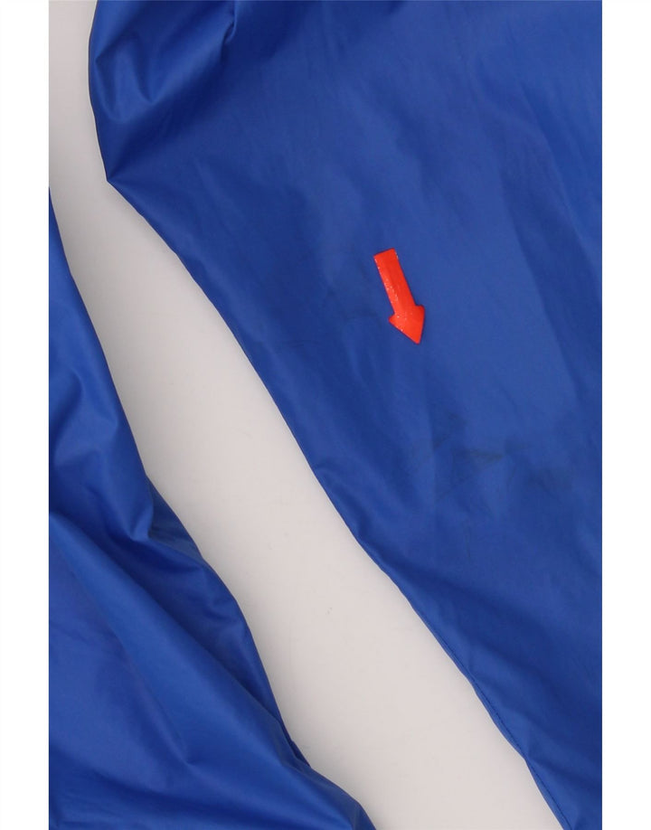 Giacca antipioggia con cappuccio da donna Carhartt UK 14 Nylon color block blu medio