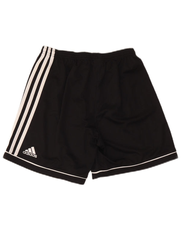 Pantaloncini sportivi da uomo Adidas medi neri in poliestere