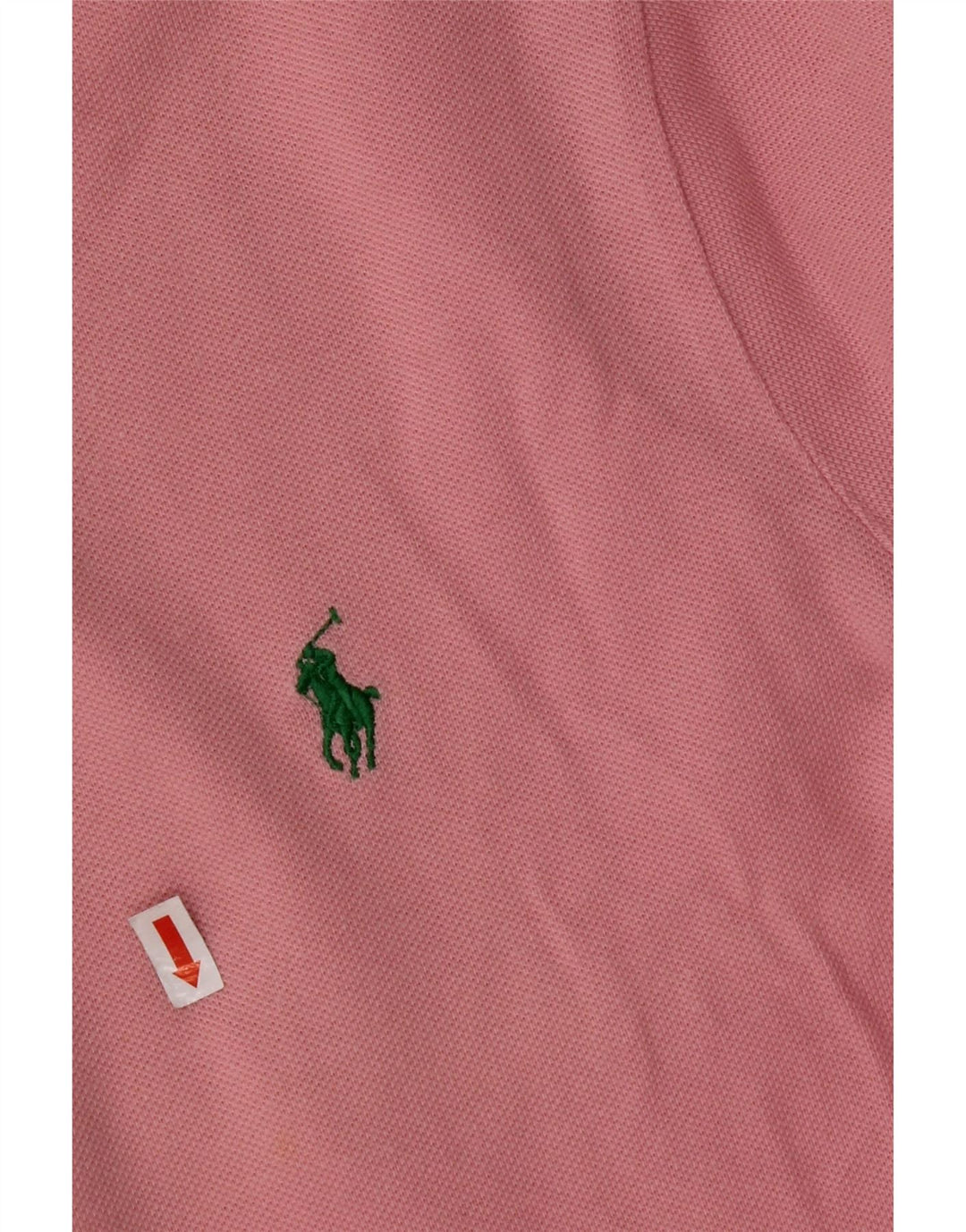 POLO RALPH LAUREN Polo da uomo a maniche lunghe su misura grande in cotone rosa